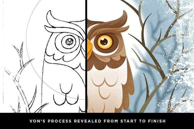 22个复古做旧PS笔刷和AI矢量纹理套装 笔刷资源 sucaiwan.com