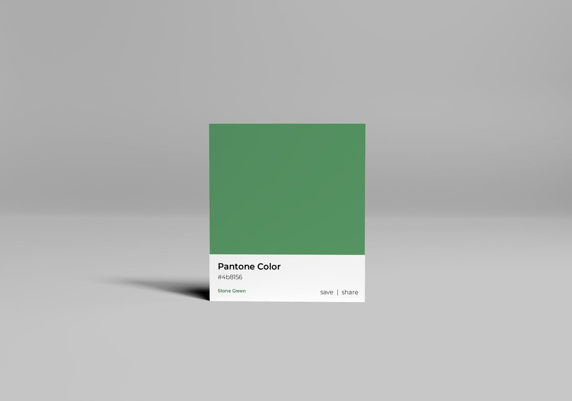 潘通色彩卡片样机图 Pantone Card Mockup 样机素材 sucaiwan.com