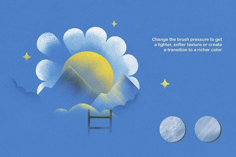 25个噪点插画纹理PS笔刷 笔刷资源 sucaiwan.com