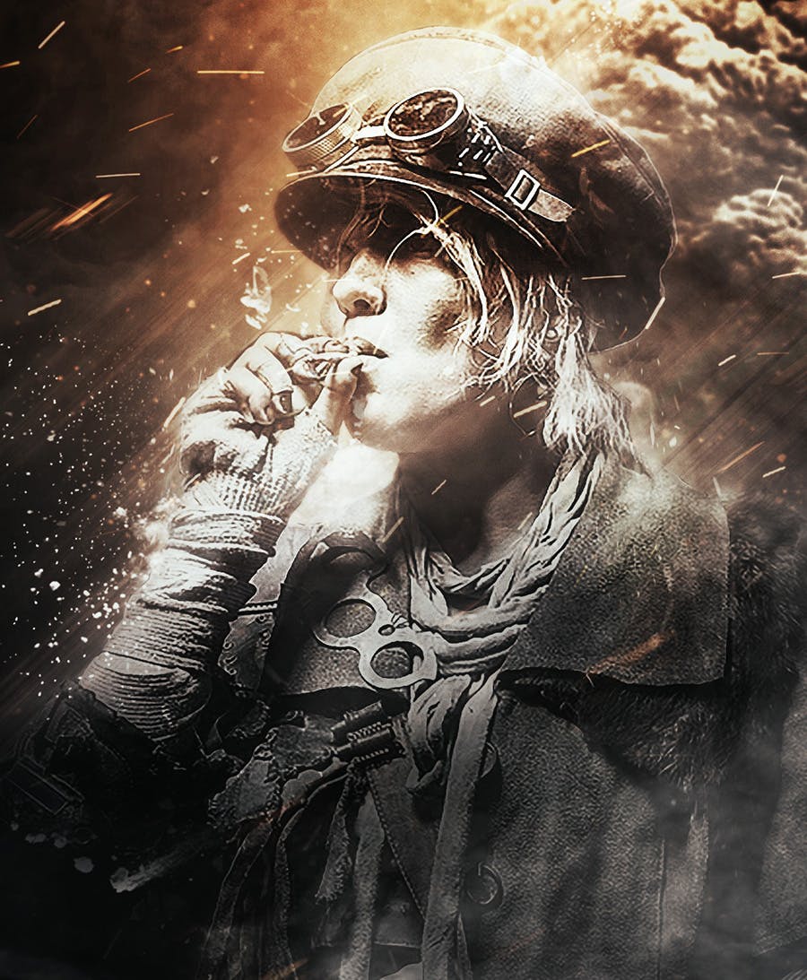 战争战场照片处理效果PS动作模板 Battleground – Photoshop Action 插件预设 sucaiwan.com
