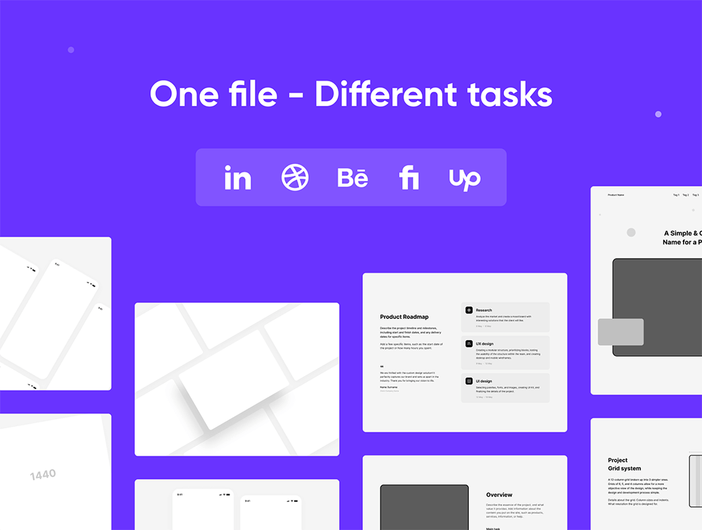 Behance和Dribbble样机模板套件 APP UI sucaiwan.com