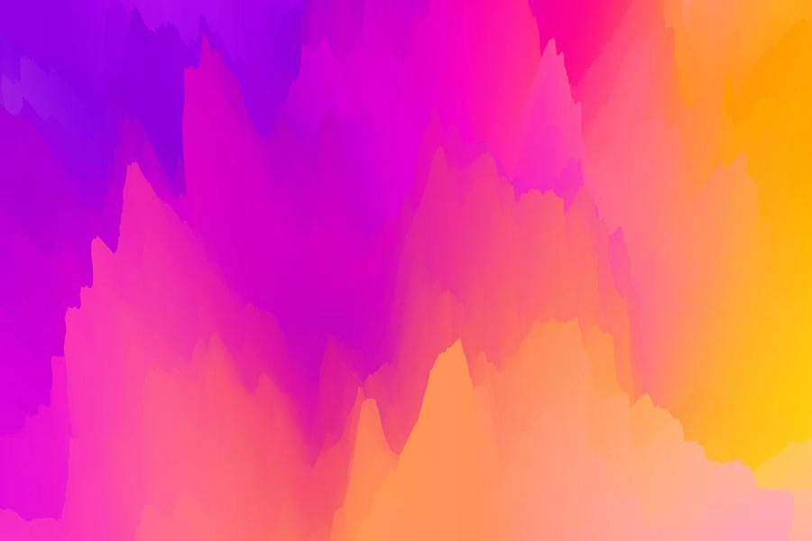 背景素材-彩虹色云彩山体渐变叠加剪影背景JPG素材 图片素材 sucaiwan.com