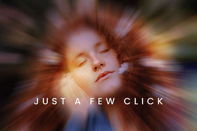 照片拖影拍摄效果PS图层样式 插件预设 sucaiwan.com