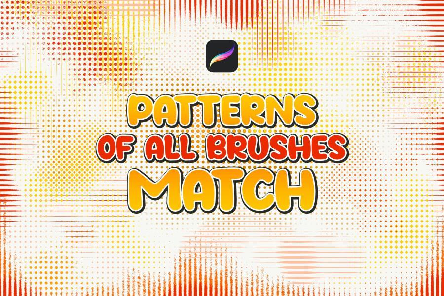 Procreate笔刷-复古半色调效果Procreate笔刷下载 笔刷资源 sucaiwan.com