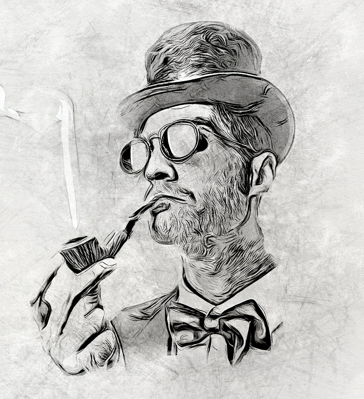 素描艺术效果照片处理Photoshop动作 SketchArt – Photoshop Action 插件预设 sucaiwan.com