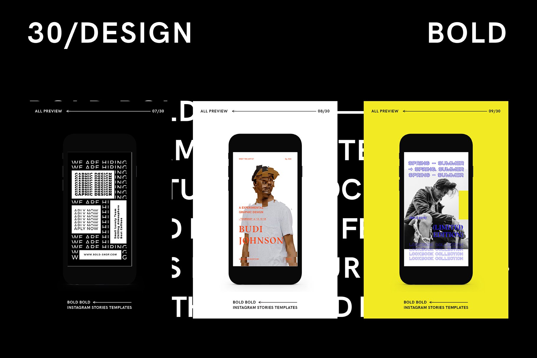 BOLD-潮流嘻哈复古高级Instagram竖屏错版大文字故事动画设计PSD模板 设计素材 第11张-素材湾丨精选海外优质设计素材资源 BOLD-潮流嘻哈复古高级Instagram竖屏错版大文字故事动画设计PSD模板 设计素材 sucaiwan.com