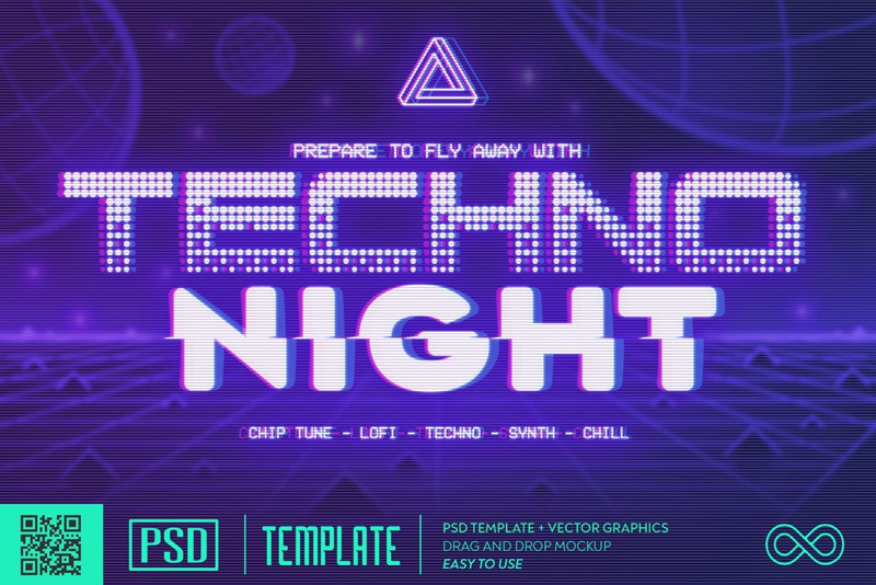 80年代复古潮流计算机字体无缝图案矢量图形元素PSD效果纹理套件 图片素材 第17张-素材湾丨精选海外优质设计素材资源 80年代复古潮流计算机字体无缝图案矢量图形元素PSD效果纹理套件 图片素材 sucaiwan.com