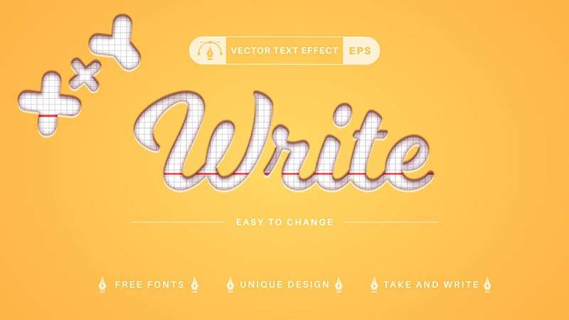 10个校园教育相关文本样式AI矢量模板 插件预设 sucaiwan.com