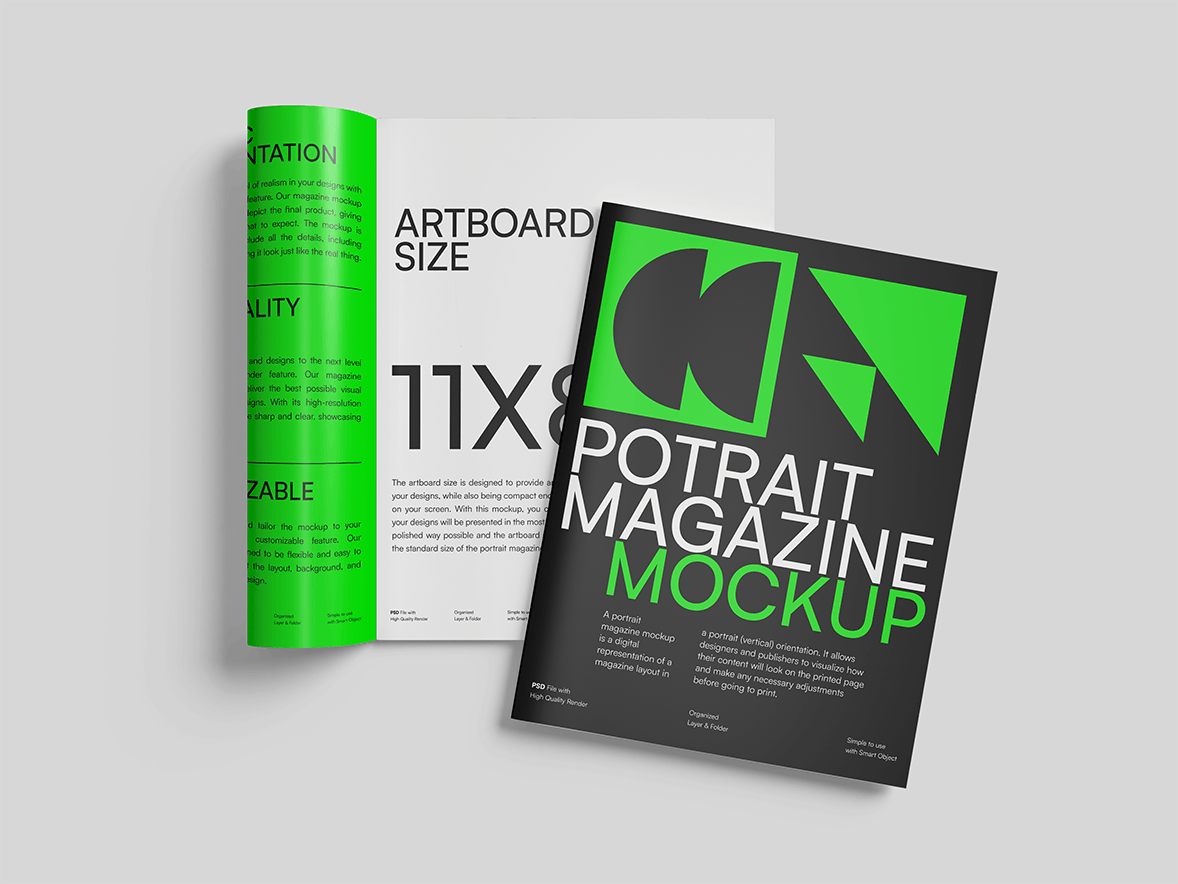 杂志效果图样机模板 Magazine Mockup 样机素材 sucaiwan.com