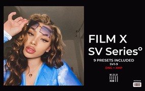 拍立得日常vlog系列LR预设 Film X SV 多彩系列Lightroom预设 Film X SV-Series Lightroom Presets
