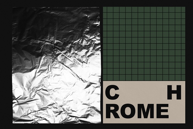 33种潮流现代风格酸性锡箔纸褶皱纸纹理PSD样机 样机素材 sucaiwan.com