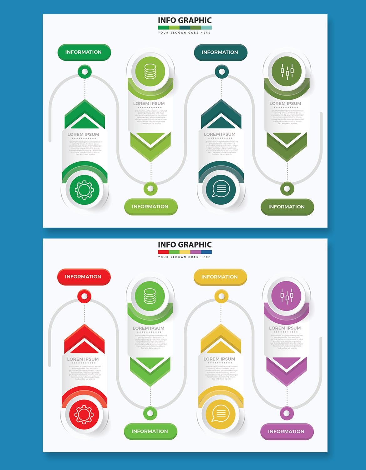 数据解释信息图表元素设计素材 Infographic Design 幻灯图表 sucaiwan.com