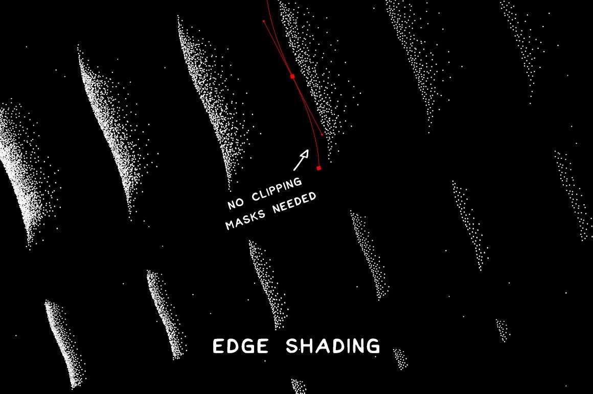 48个复古插画纹理AI笔刷 笔刷资源 sucaiwan.com