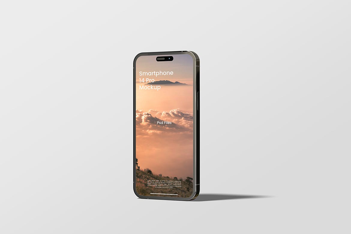 16种不同样式iPhone 14 Pro手机样机图 Smartphone 14 Pro Mockup 样机素材 sucaiwan.com