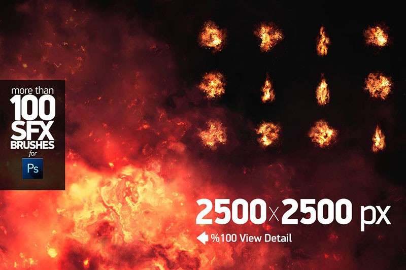 Photoshop光效特效笔刷套装 笔刷资源 sucaiwan.com