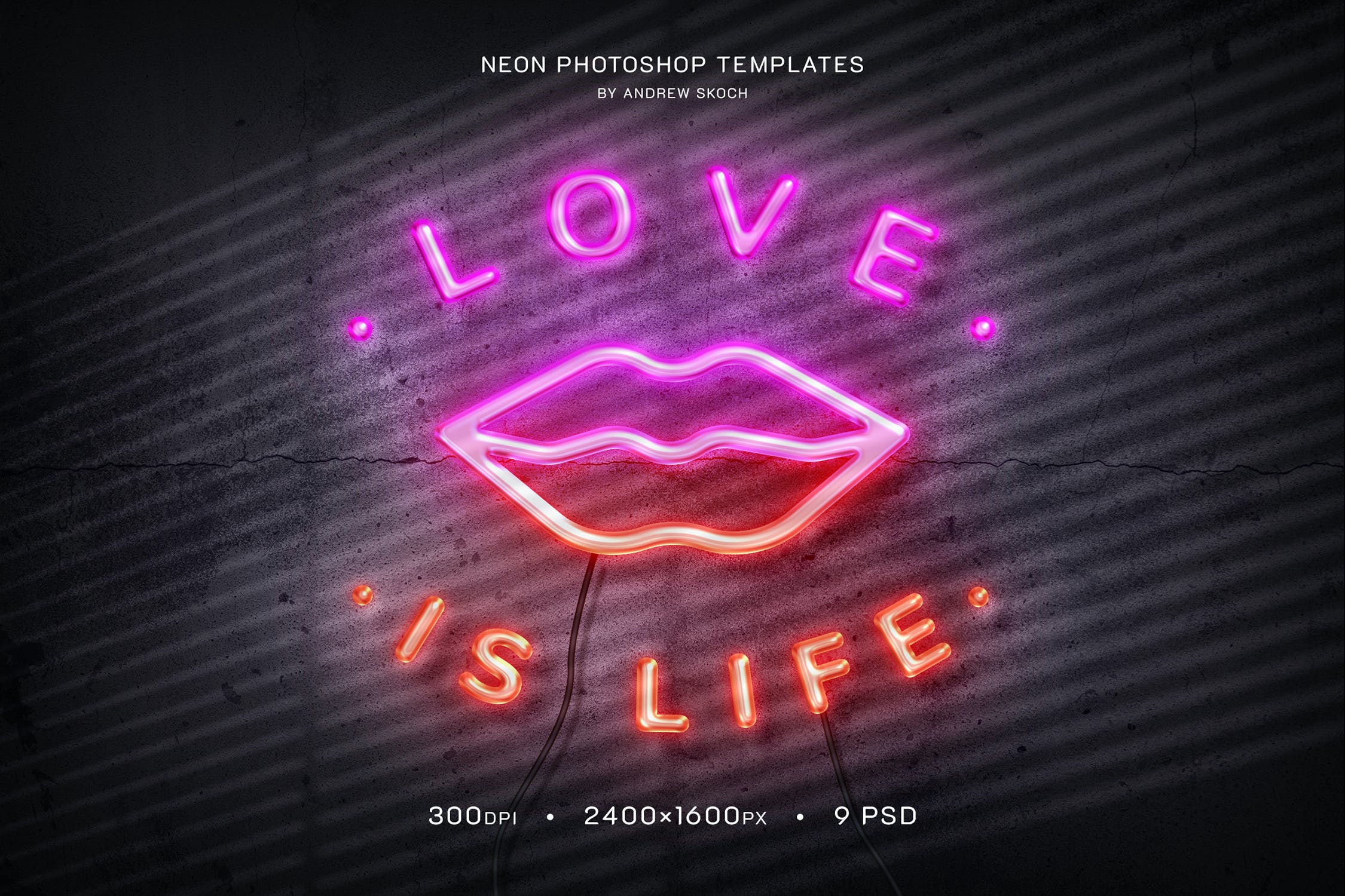 霓虹墙标志PSD样机模板 Neon Wall Sign Templates 样机素材 第2张-素材湾丨精选海外优质设计素材资源 霓虹墙标志PSD样机模板 Neon Wall Sign Templates 样机素材 sucaiwan.com