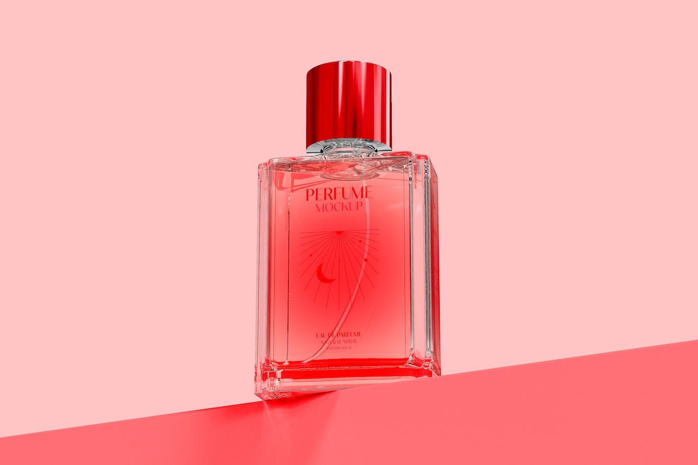 香水玻璃瓶品牌设计样机图 Perfume Bottle Mockup 样机素材 sucaiwan.com