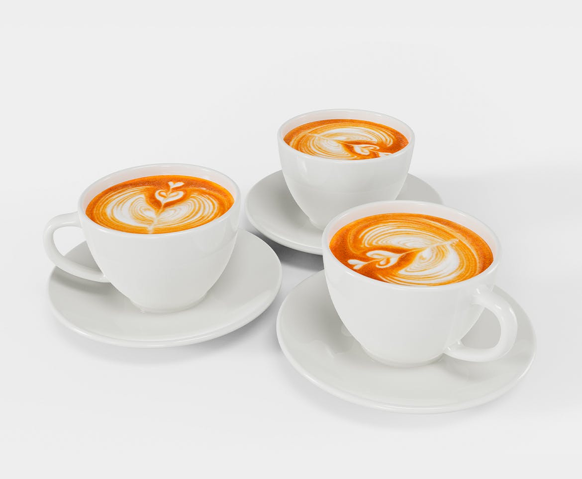 陶瓷咖啡杯设计样机图 Ceramic Mugs Mockup 样机素材 sucaiwan.com