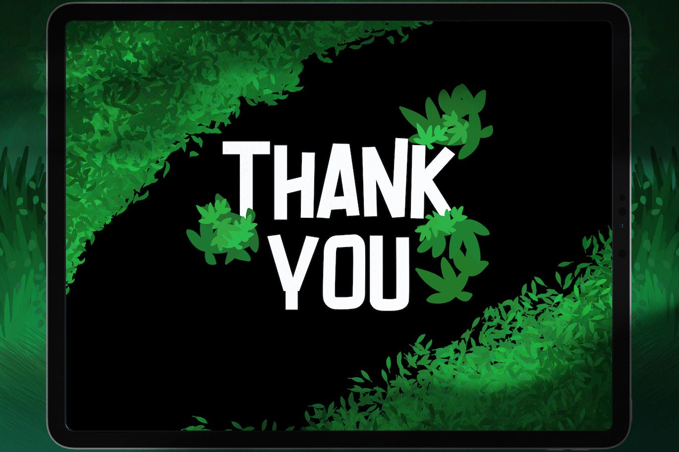 绿植背景Procreate绘画笔刷素材 Dans Nature Background Brush Prtocreate 笔刷资源 sucaiwan.com