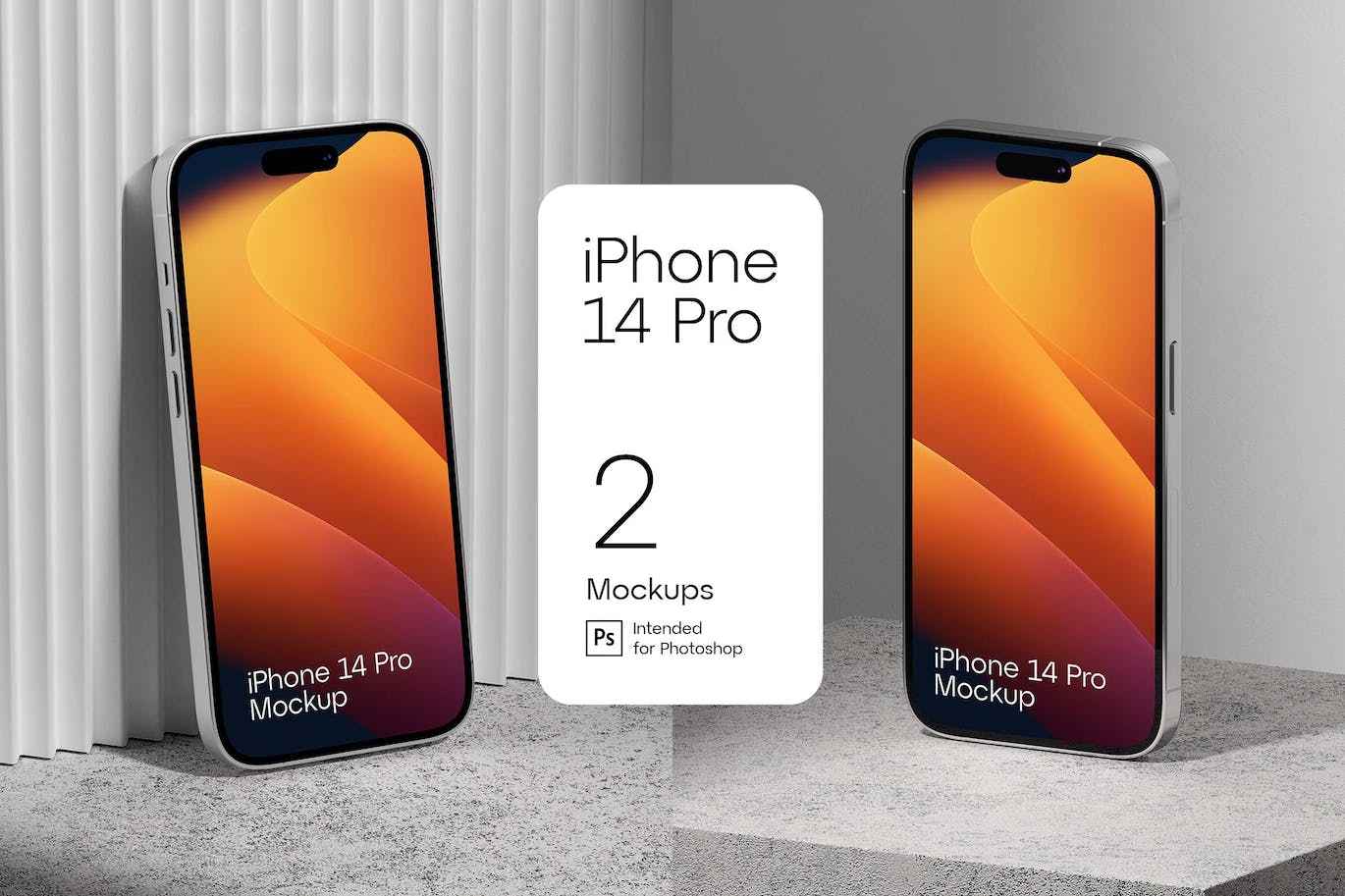 苹果iPhone 14 Pro屏幕UI展示样机 iPhone 14 Pro Mockups 样机素材 sucaiwan.com