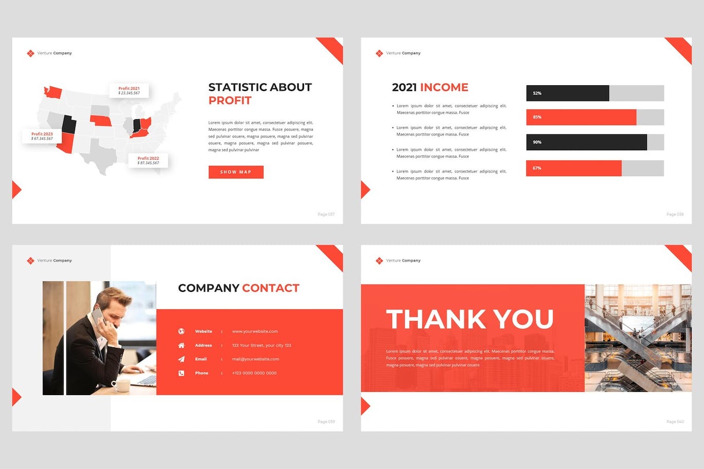 商业与创业谷歌幻灯片模板 Venture – Business & Startup Google Slide Template 幻灯图表 sucaiwan.com