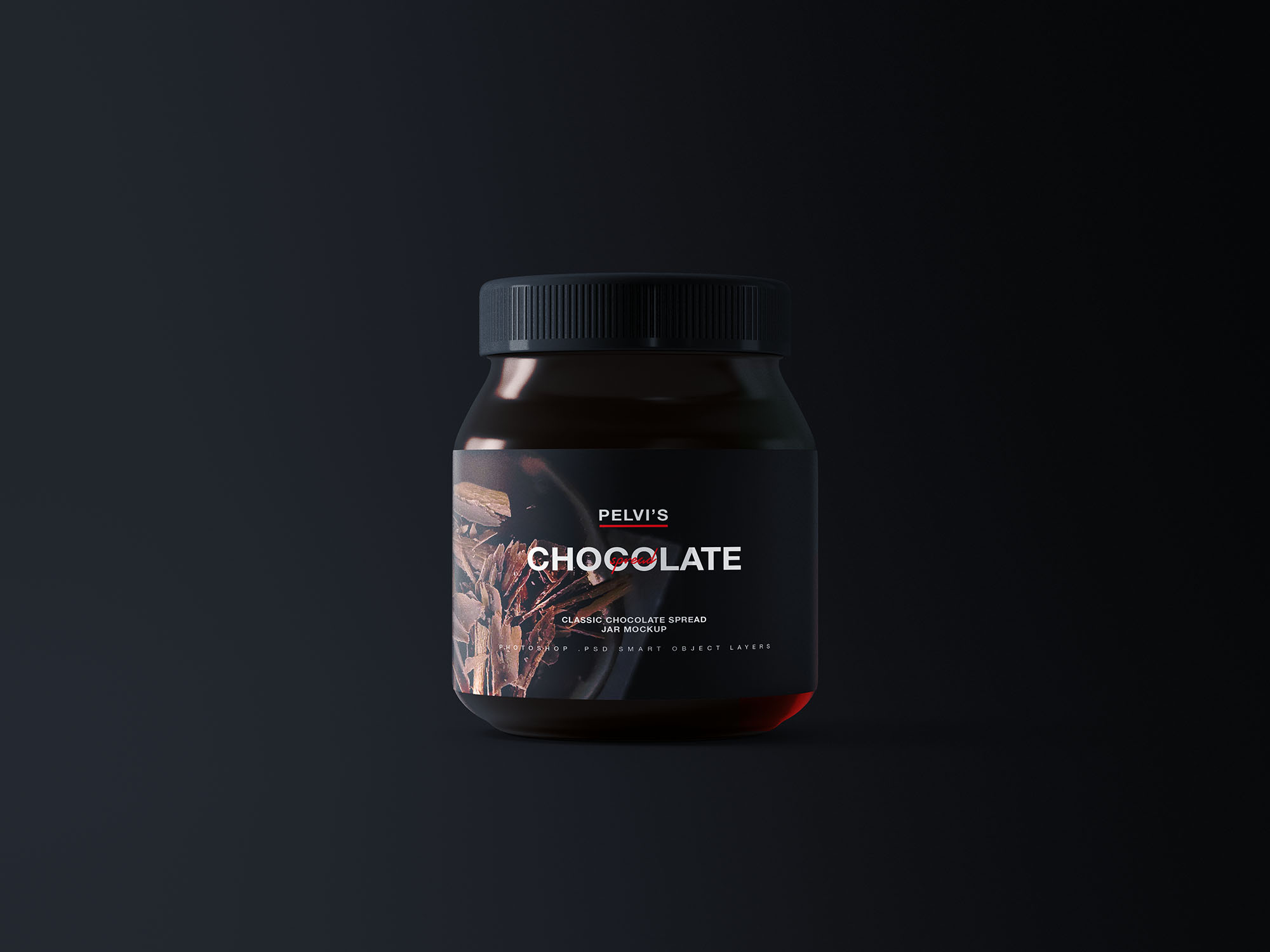 巧克力酱罐包装样机 Chocolate Jar Mockup 样机素材 sucaiwan.com