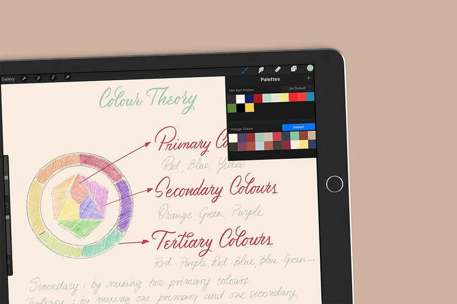 Procreate笔刷-粉笔水彩噪点墨水艺术字笔刷素材 笔刷资源 sucaiwan.com