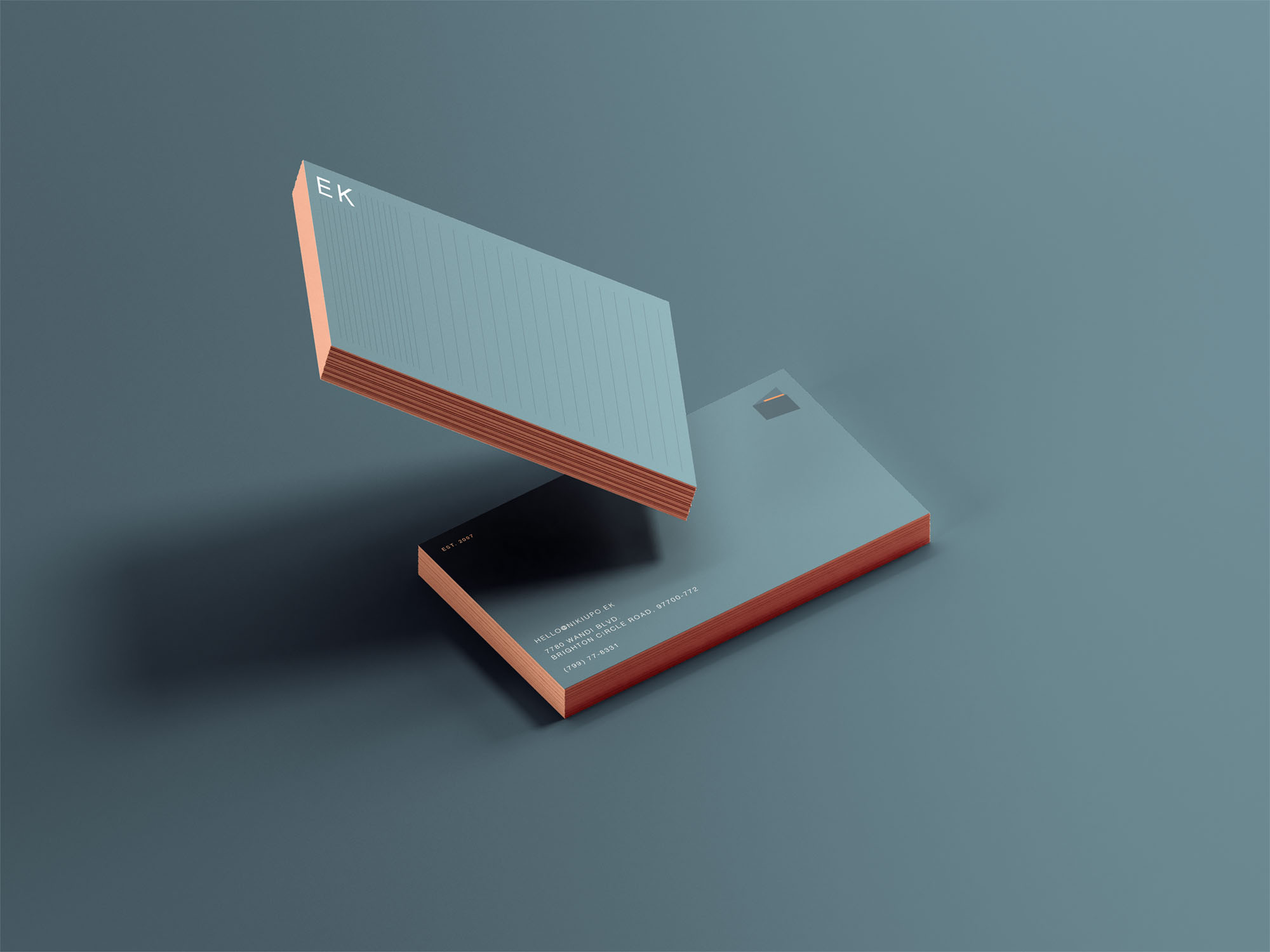 高品质名片卡片设计样机 Dancing Business Cards Mockup 样机素材 sucaiwan.com