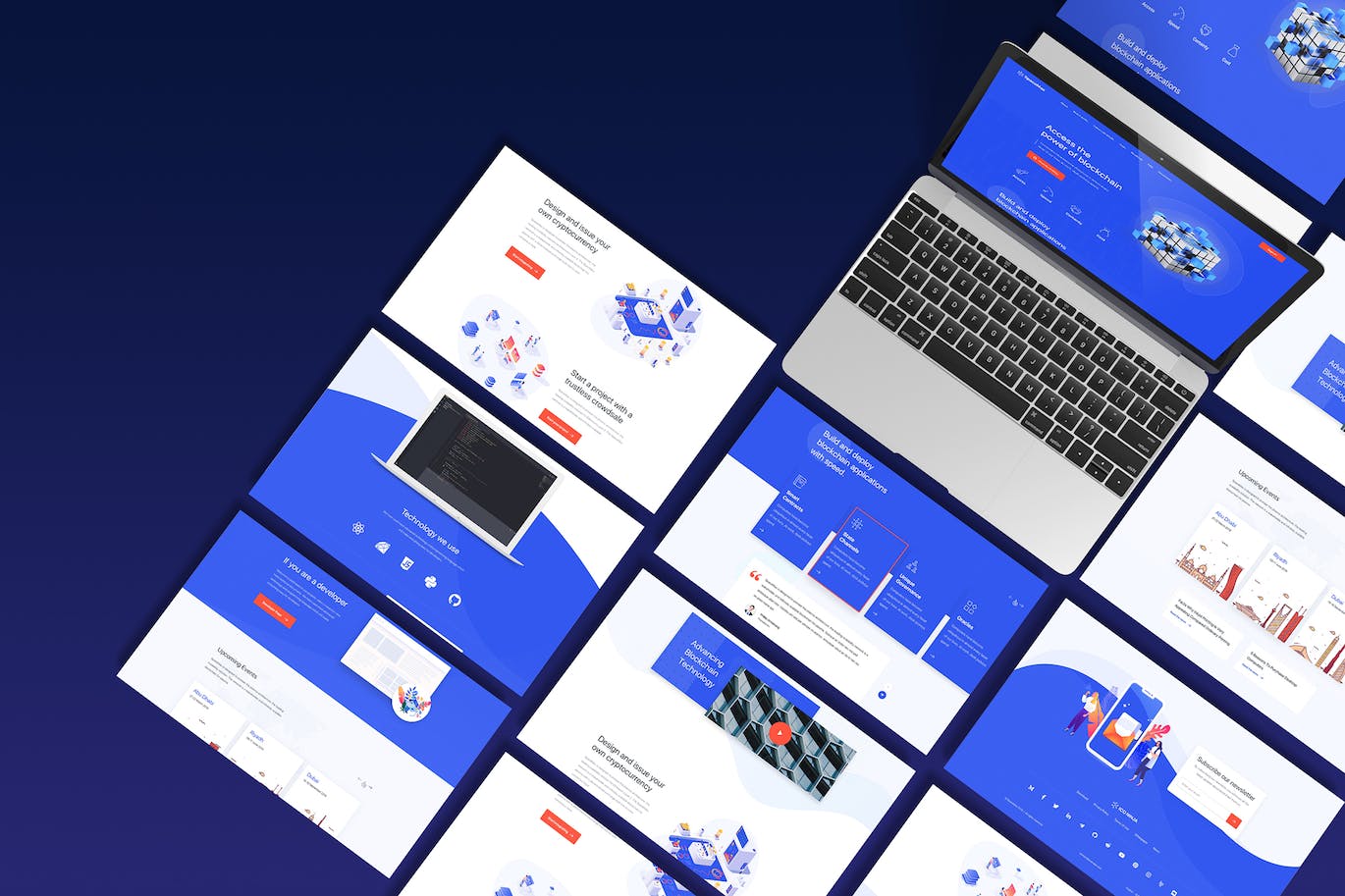 多用途网站着陆页HTML模板 SpaceMax – Multipurpose HTML Template APP UI sucaiwan.com
