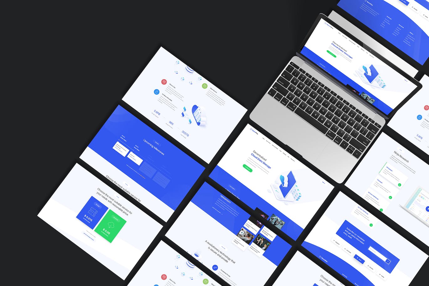 多用途网站着陆页HTML模板 SpaceMax – Multipurpose HTML Template APP UI sucaiwan.com