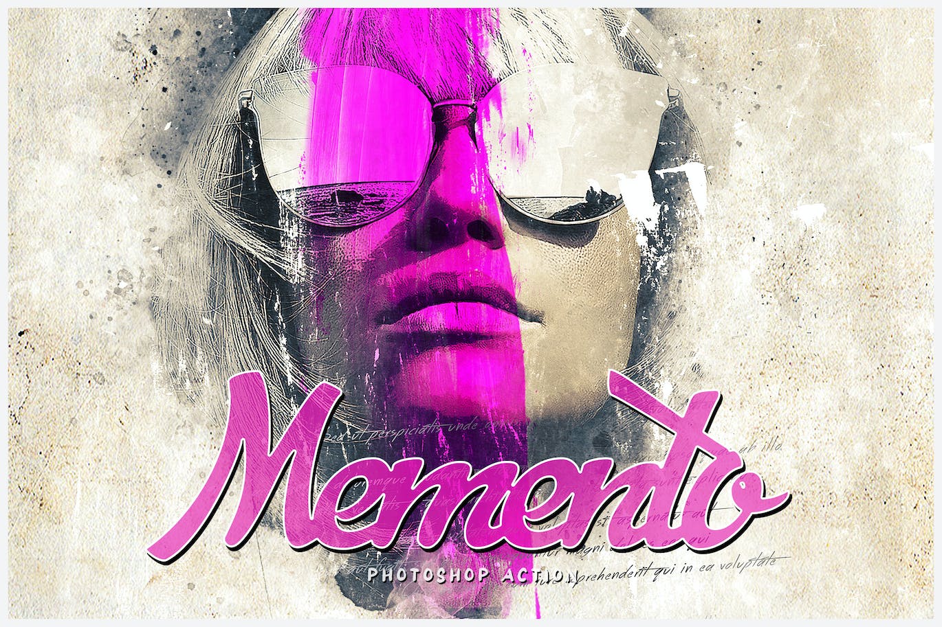 水墨刷子照片处理效果PS动作模板 Memento – Photoshop Action 插件预设 第1张-素材湾丨精选海外优质设计素材资源 水墨刷子照片处理效果PS动作模板 Memento – Photoshop Action 插件预设 sucaiwan.com
