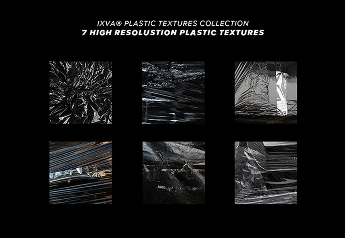 全息潮流塑料锡箔纸褶皱覆盖纹理唱片店贴纸胶带 Essentials Design Kit 图片素材 sucaiwan.com