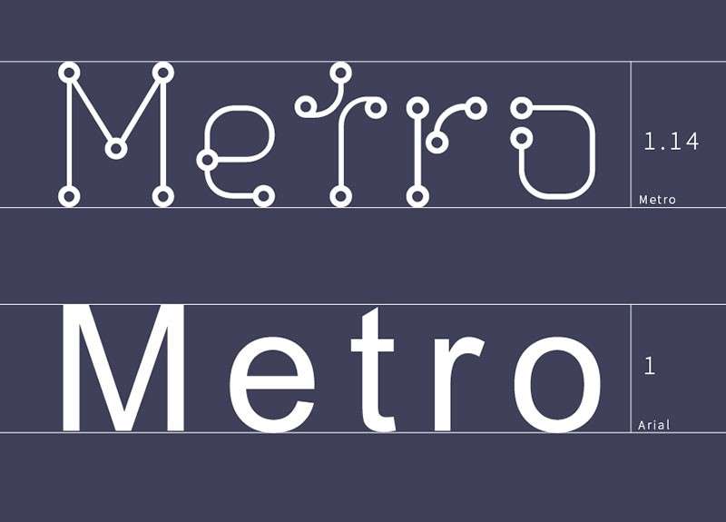 Metro 2.0创意有趣的英文字体，免费可商用 设计素材 sucaiwan.com