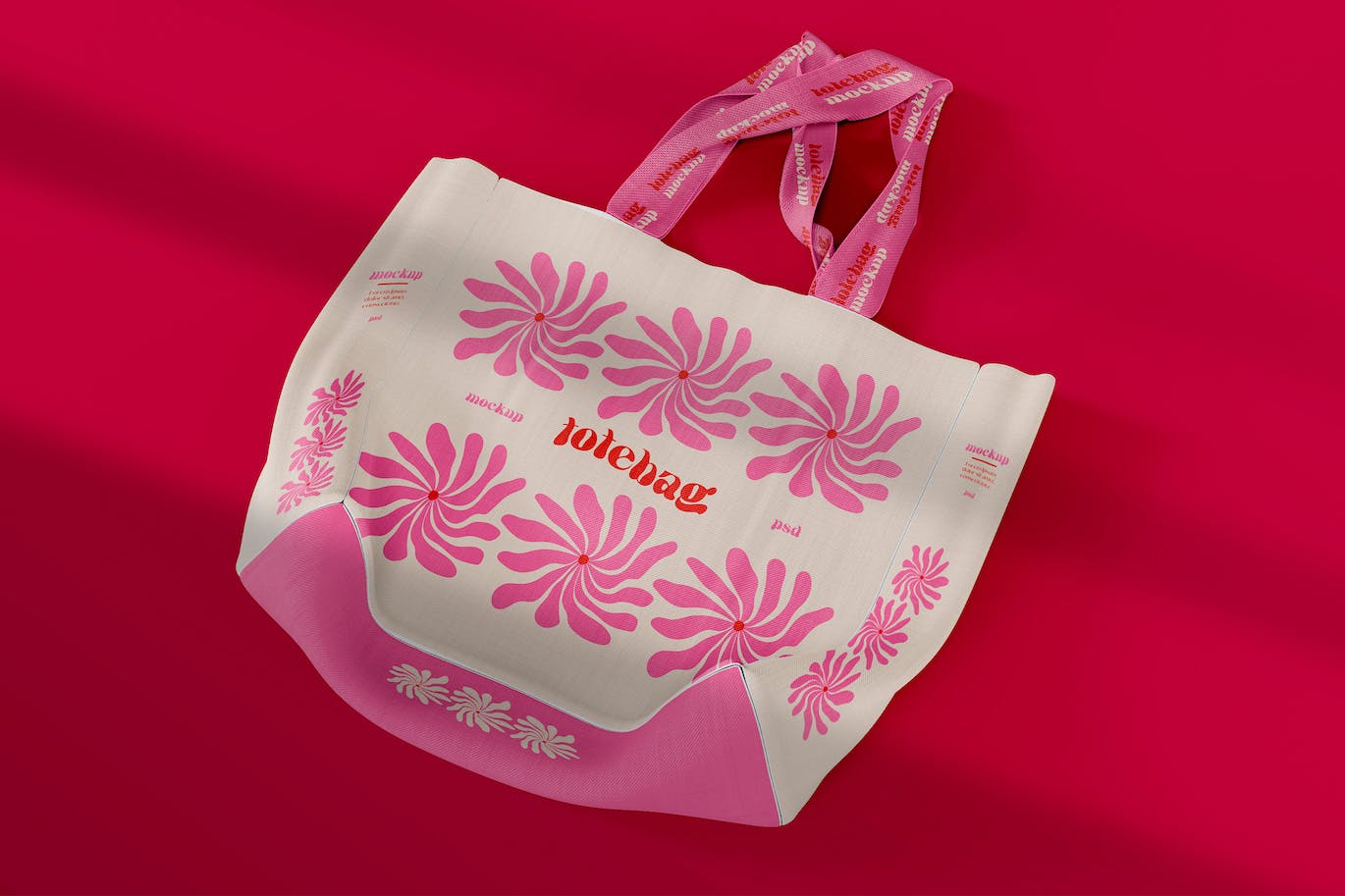 购物袋手提袋设计样机图 Tote Bag Mockup 样机素材 sucaiwan.com