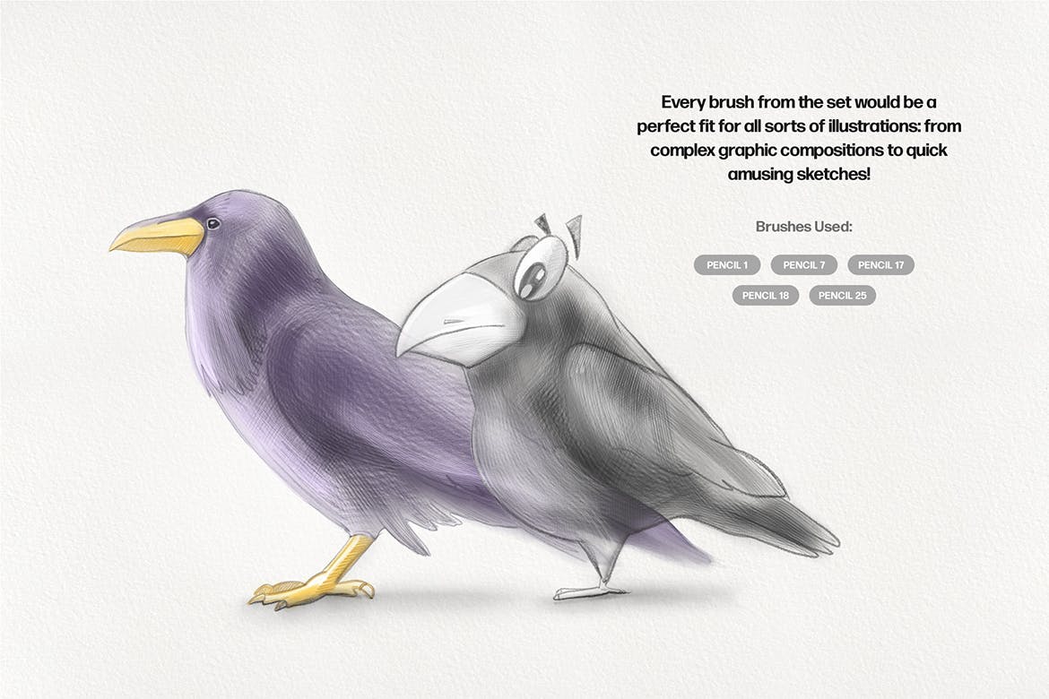 铅笔素描Procreate笔刷 Basic Pencil Procreate Brushes 笔刷资源 第10张-素材湾丨精选海外优质设计素材资源 铅笔素描Procreate笔刷 Basic Pencil Procreate Brushes 笔刷资源 sucaiwan.com
