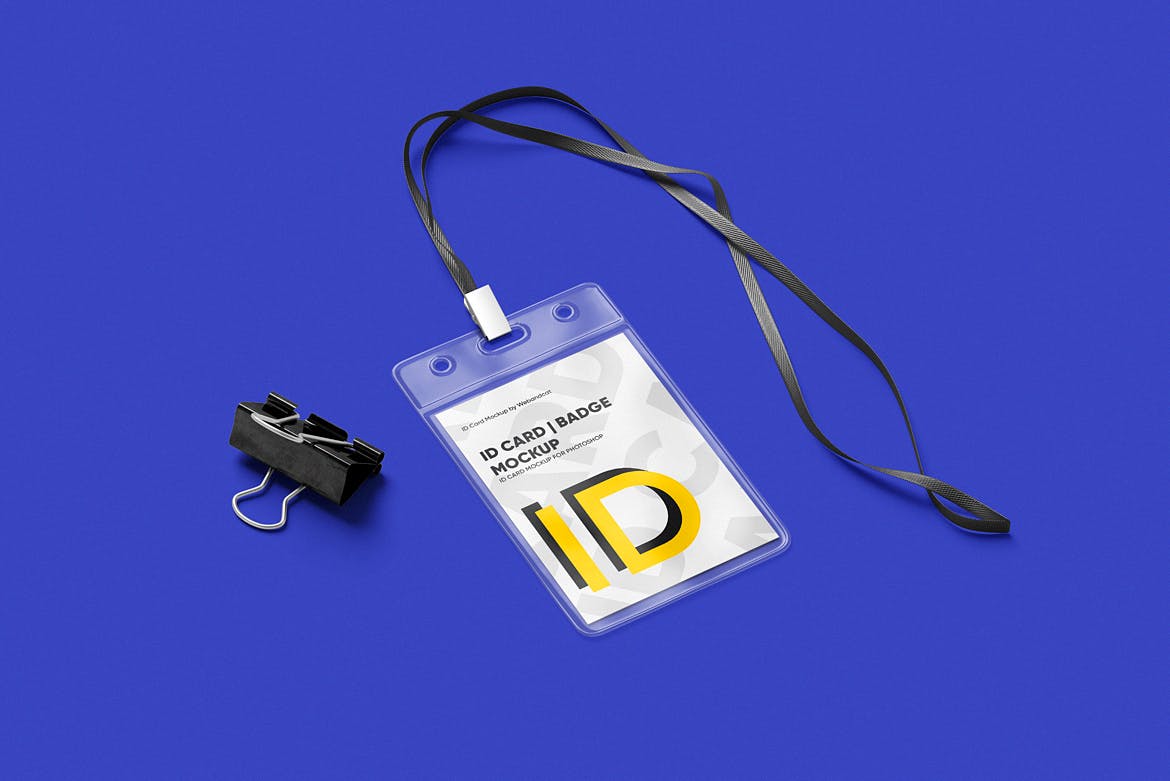 工作牌/厂牌设计样机 ID Card Mockup 样机素材 sucaiwan.com