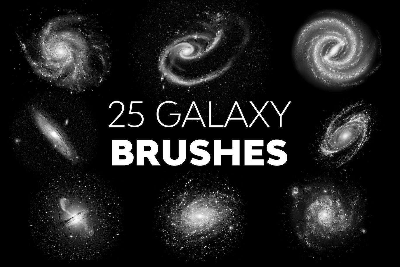23套高清笔触图案Photoshop笔刷套装 笔刷资源 sucaiwan.com