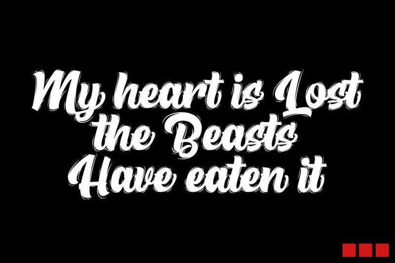 High Beasty 国潮风英文字体 设计素材 sucaiwan.com