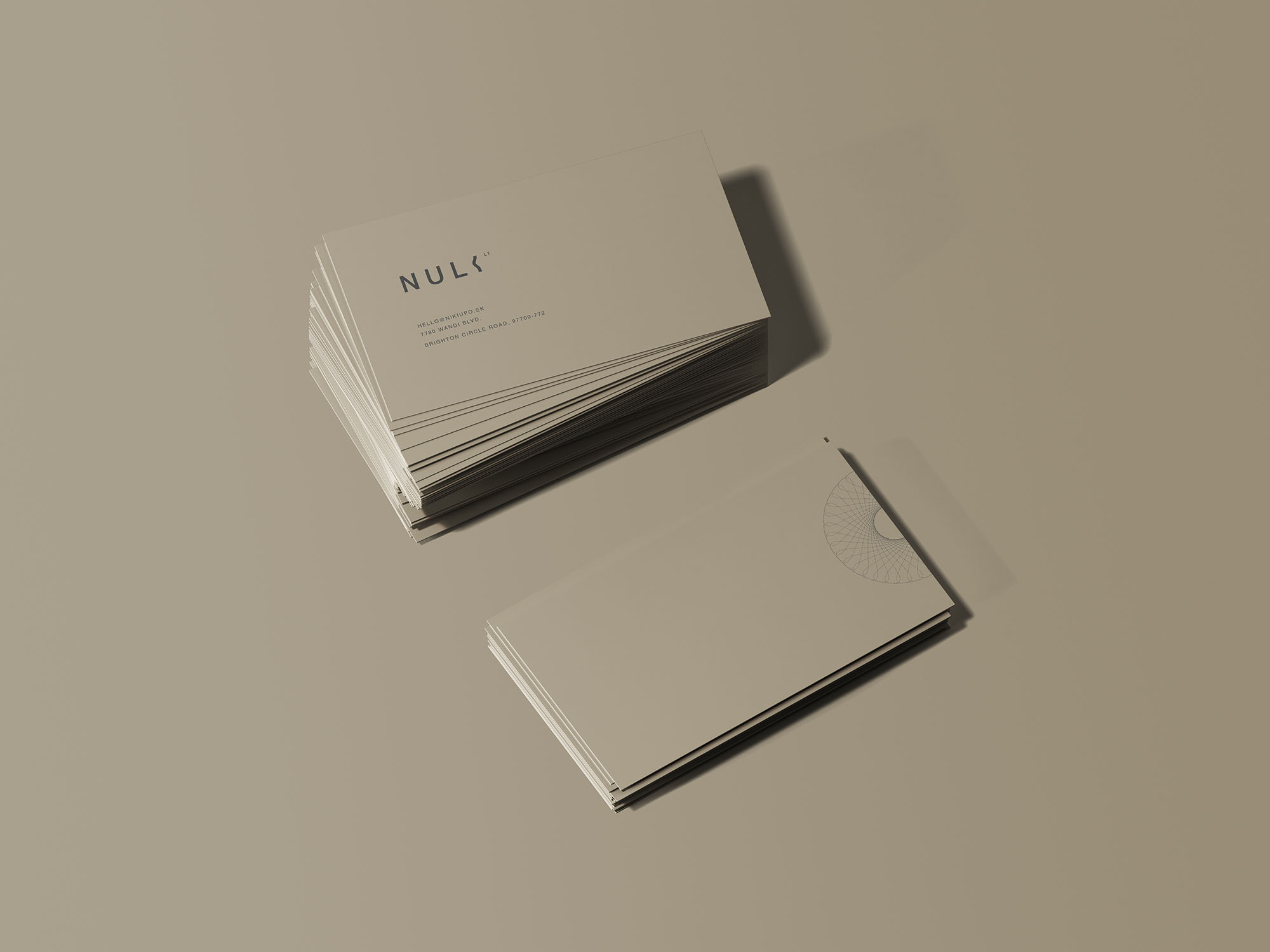 文具品牌名片展示样机 （PSD） Branding Business Cards Mockup (PSD) 样机素材 sucaiwan.com