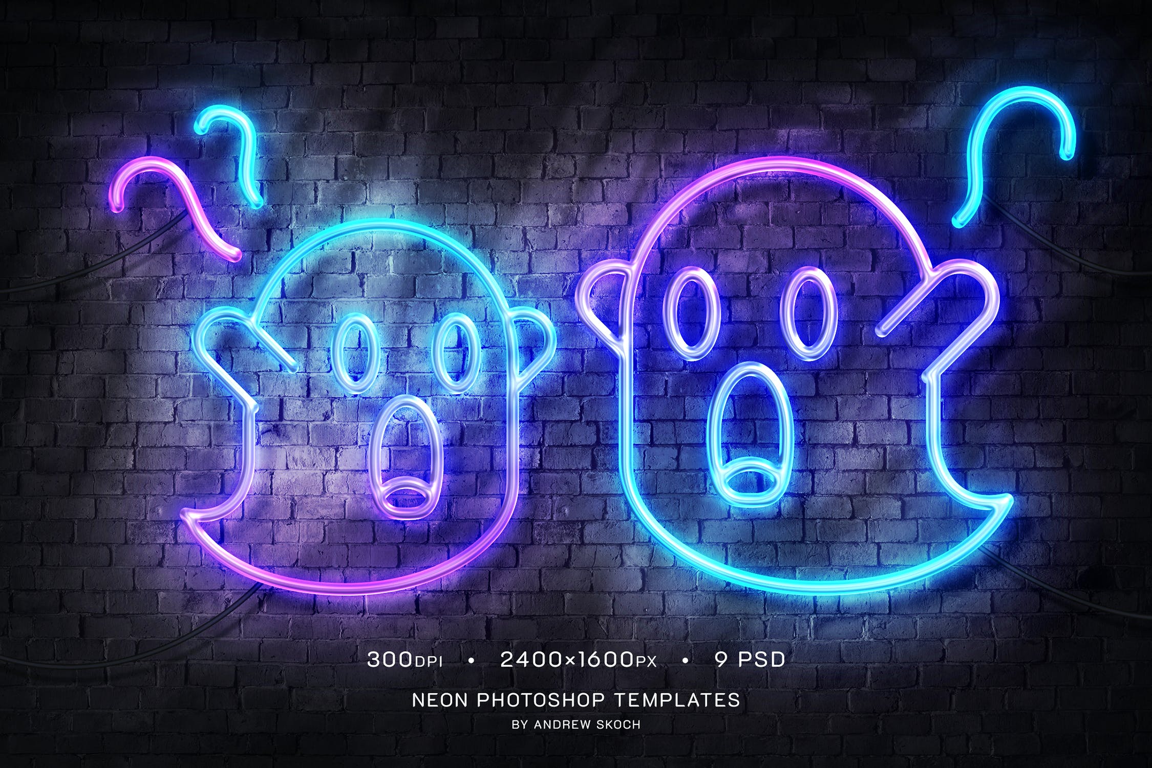 霓虹墙标志PSD样机模板 Neon Wall Sign Templates 样机素材 第5张-素材湾丨精选海外优质设计素材资源 霓虹墙标志PSD样机模板 Neon Wall Sign Templates 样机素材 sucaiwan.com