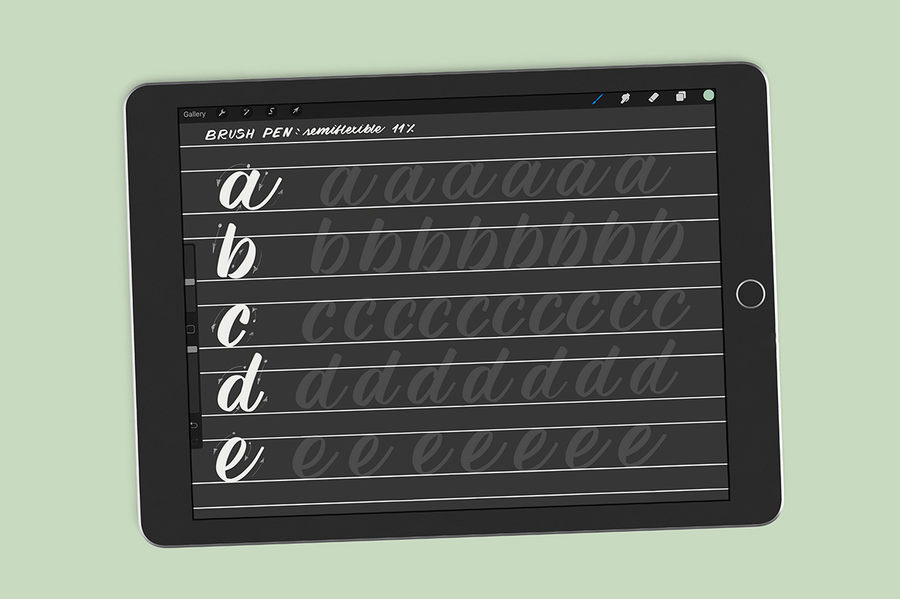 Procreate笔刷-粉笔水彩噪点墨水艺术字笔刷素材 笔刷资源 sucaiwan.com