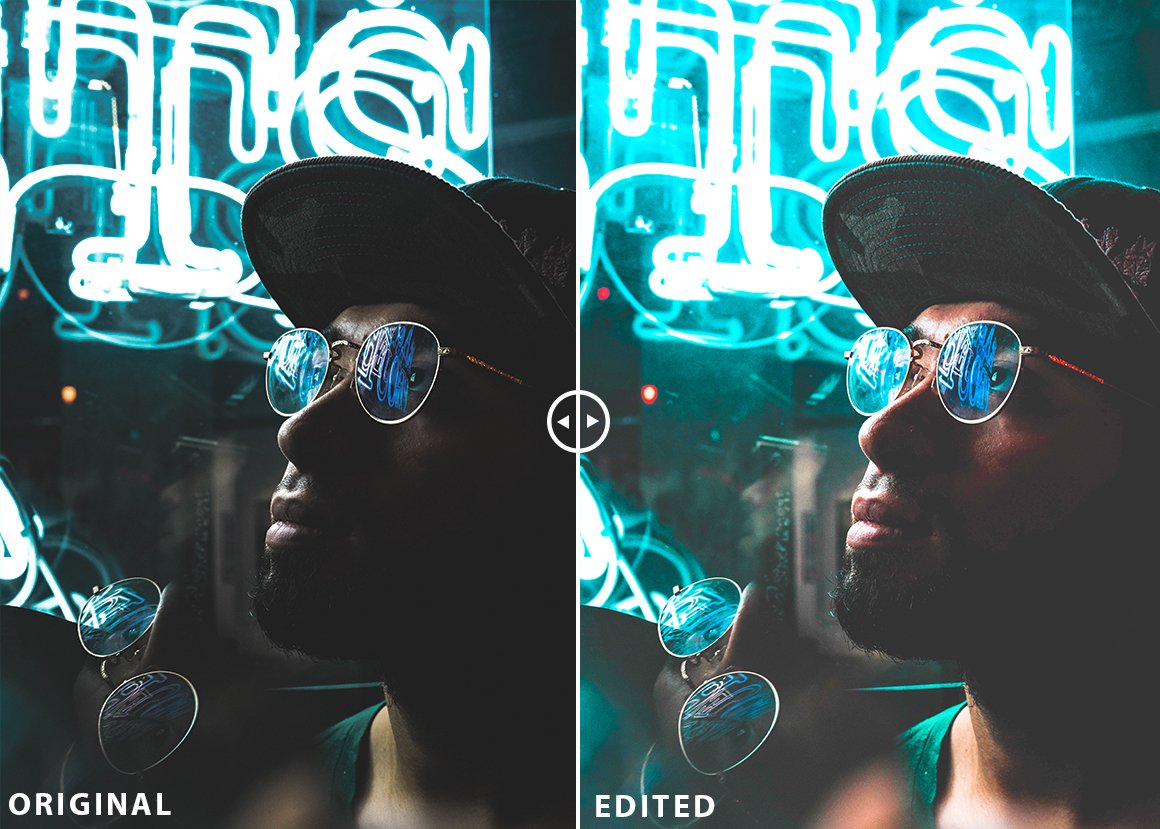15个潮流复古赛博朋克夜景街拍霓虹灯Lightroom预设 Neon Light Lightroom Presets 插件预设 sucaiwan.com
