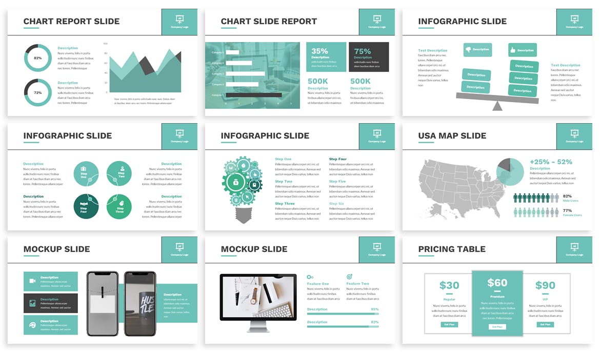 商业计划方案PPT素材 Formi – Business Plan Powerpoint Template 幻灯图表 sucaiwan.com