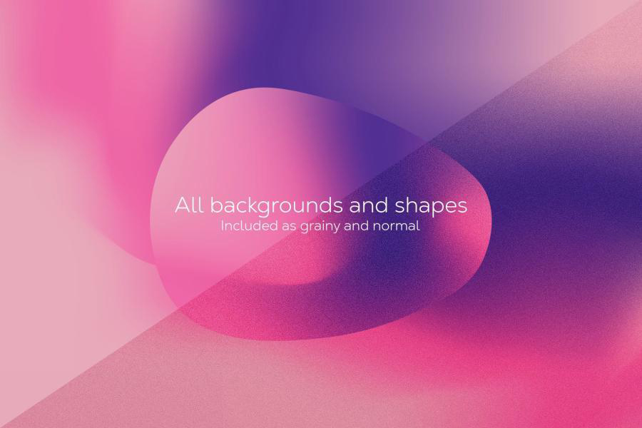 背景素材-50款渐变波纹褶皱颗粒感纹理矢量背景素材 APP UI sucaiwan.com