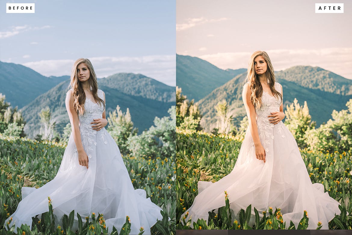 婚礼照片调色处理Photoshop动作 Wedding Photoshop Action 插件预设 sucaiwan.com