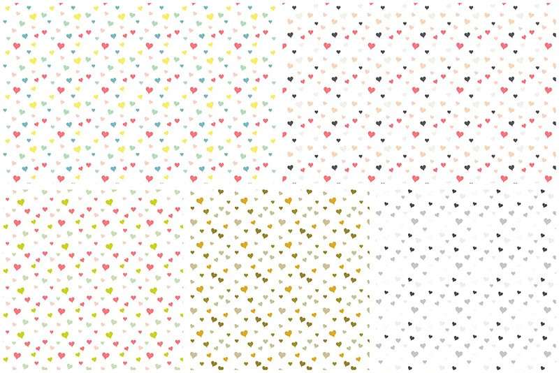 80个爱心圆点图案AI笔刷套装 笔刷资源 sucaiwan.com