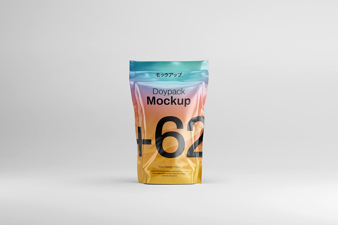 宠物零食包装自立袋样机图 Doypack Mockup 样机素材 sucaiwan.com