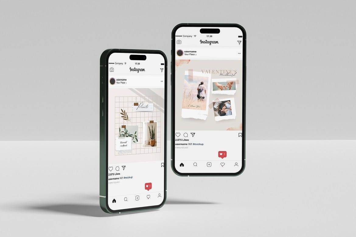 绿色iPhone 14 Pro手机样机图 Iphone 14 Pro Mockup 样机素材 sucaiwan.com