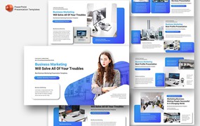 商业营销PPT模板下载 Business Marketing – PowerPoint Template