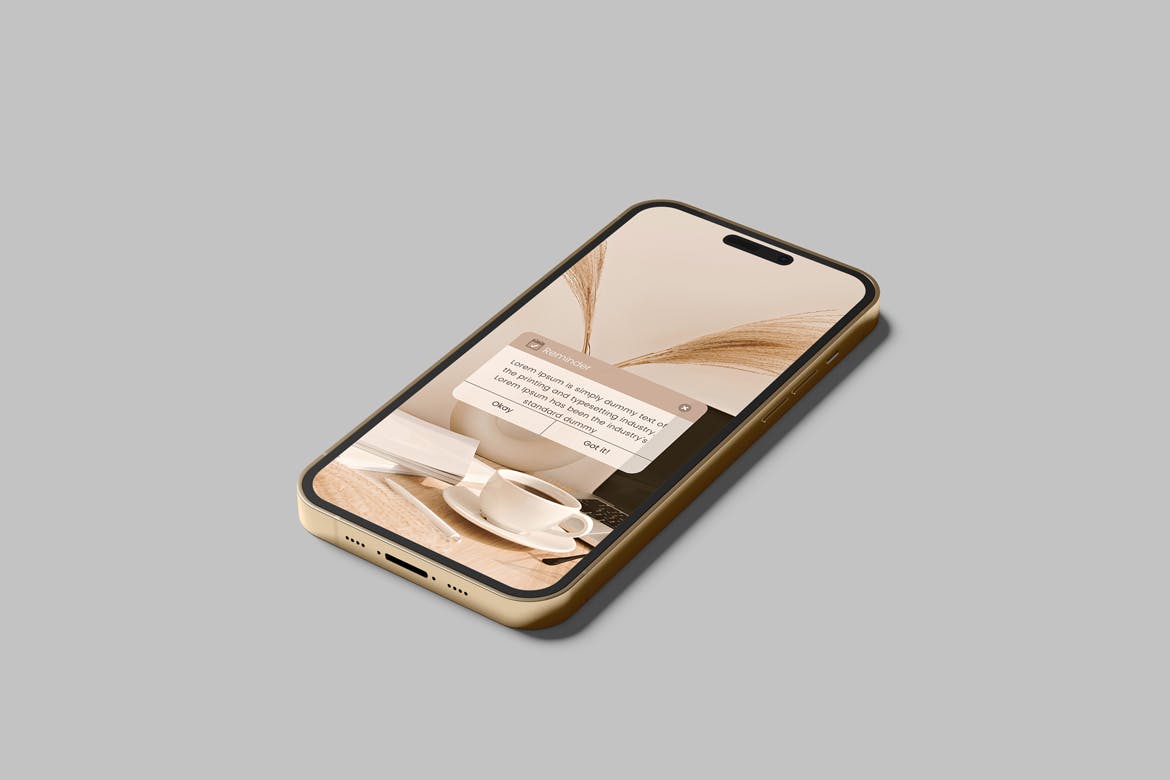 iPhone 14 Pro Max手机UI效果图展示样机 iPhone 14 Pro Max Mockup 样机素材 sucaiwan.com